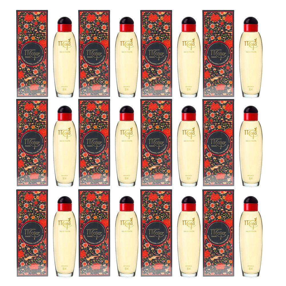 Maja Eau de Toilette 50ml Natural Spray Bundle Pack of 12 Long Lasting