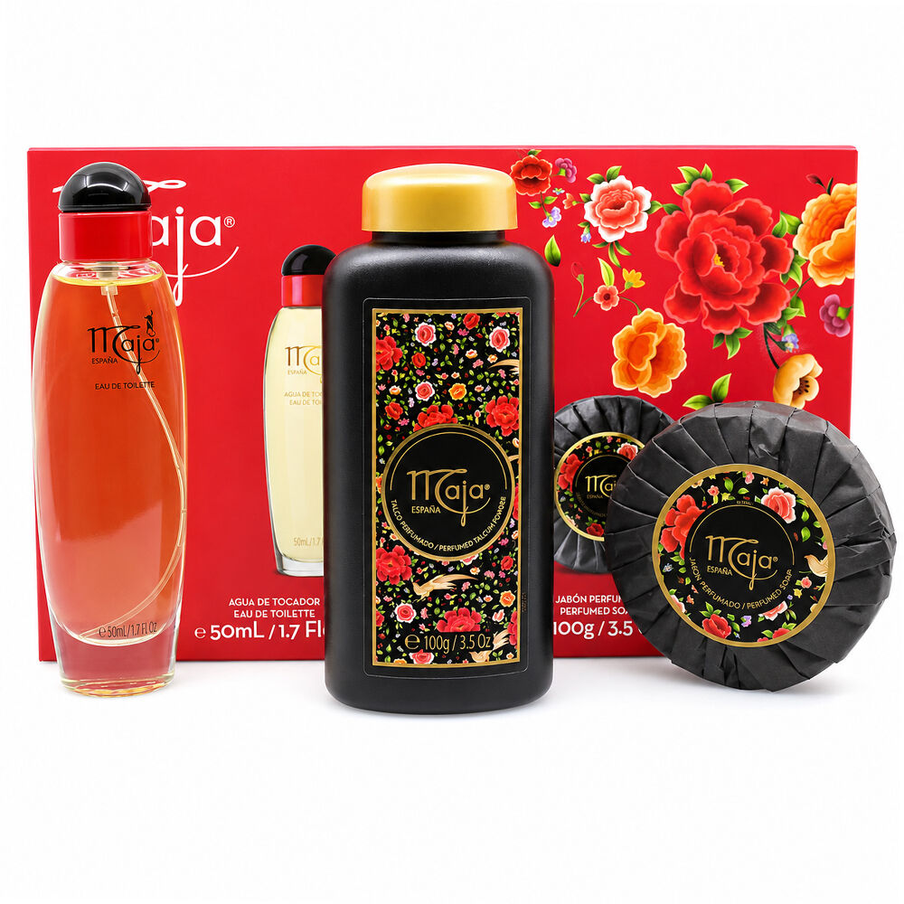 Maja Classica Women Gift Set 6 Pack Eau De Toilette Talc Powder Soap