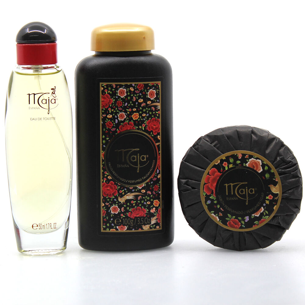 Maja Classica Women Eau De Toilette, Talcum Powder & Luxury Soap Gift Set Timeless Spanish Elegance