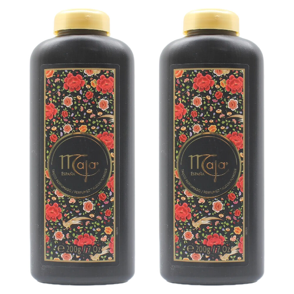 Maja Perfumed Talcum Powder 200g Pack of 2 Delicate Fresh Scent
