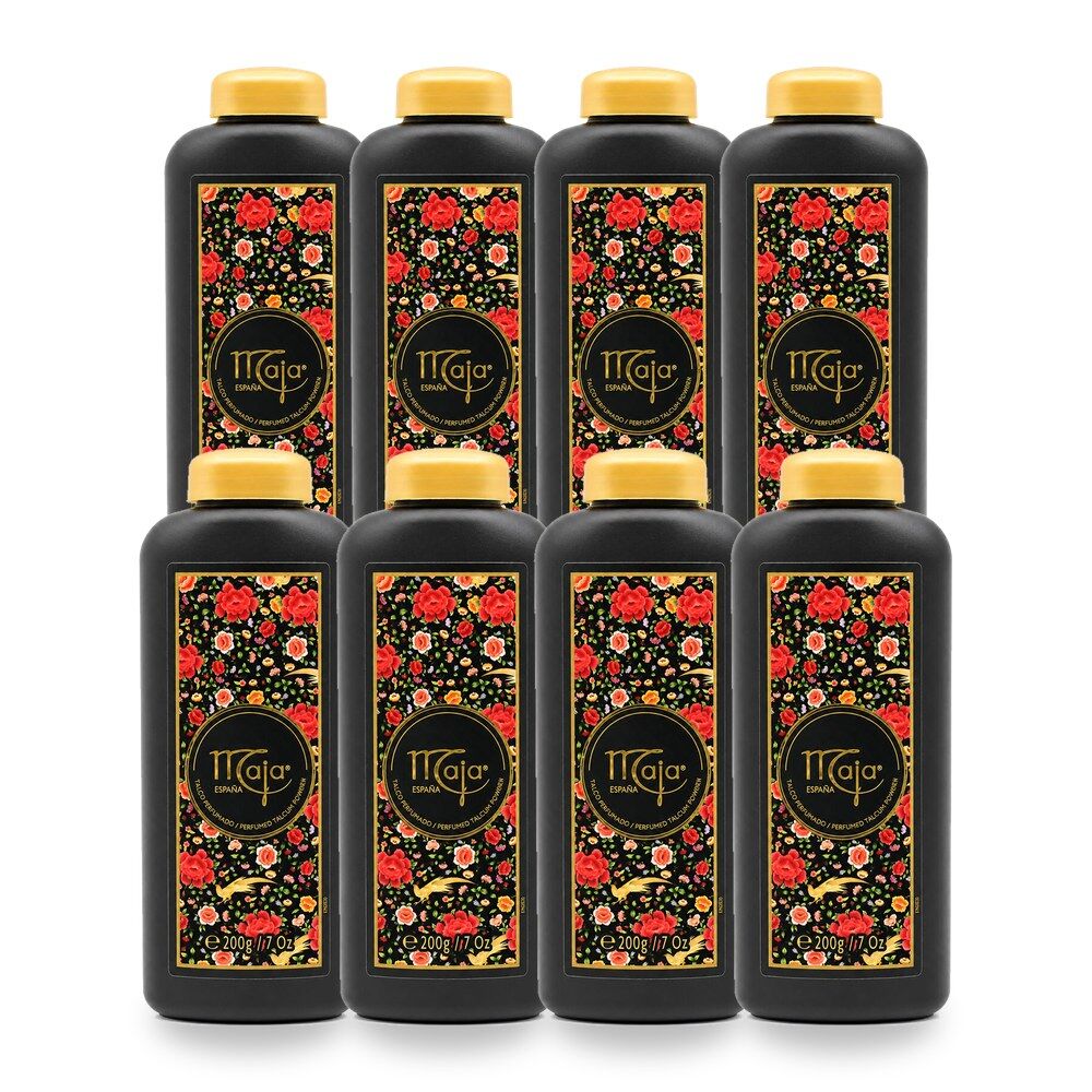 Maja Perfumed Talcum Powder 200g Floral Body Powder Smooth Soft Skin Pack of 8