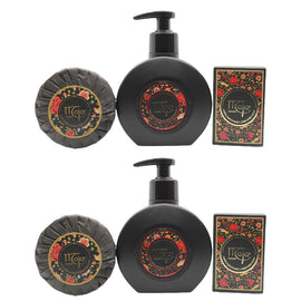 Maja Perfumed Soap Trio Set 250ml Liquid Soap, 100g Round Bath Soap, 50g Hand Soap x 2