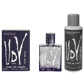 Ulric De Varens UDV Men EDT 60ml and Deodorant Spray 200ml Fragrance Set