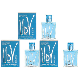 Ulric De Varens UDV Blue EDT Spray for Men 60ml 3 Pack Fragrance Set