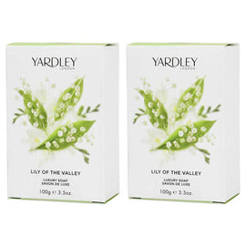 Yardley Lily of the Valley Luxury Soap 100g x 2 Pack
