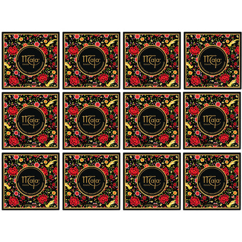 Maja Perfumed Talc Dusting Powder 150g Luxury Drum Bundle of 12