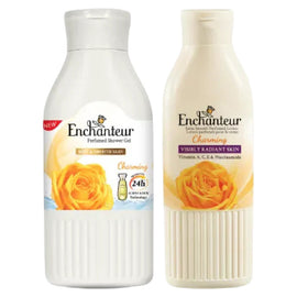 Enchanteur Charming Body Lotion and Shower Gel Set with Aloe Vera 200ml Each