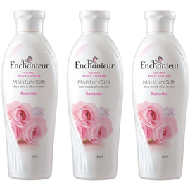 Enchanteur Romantic Perfumed Body Lotion 200ml 3 Pack Hydrating Skincare