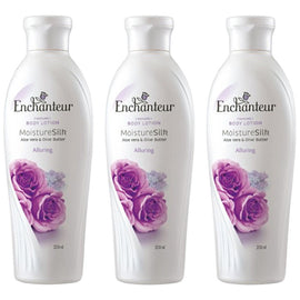 Enchanteur Alluring Perfumed Body Lotion 200ml x 3 Pack Moisturising Set