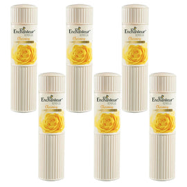 Enchanteur Charming Perfumed Talc 50g x6 Pack Silky Soft Floral Body Powder