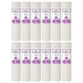 Enchanteur Alluring Perfumed Talc 100g x 12 Pack Floral Body Powder Bundle