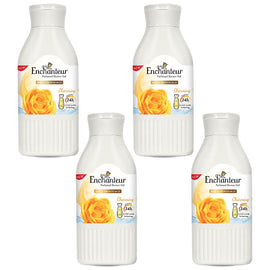 Enchanteur Charming Shower Gel 200ml x 4 Rose Muguet Citrus Body Cleanser