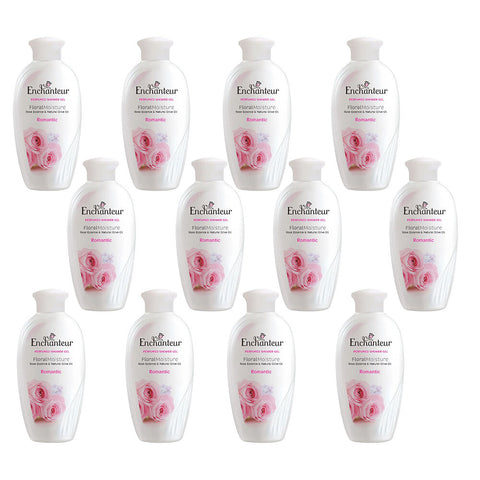 Enchanteur Romantic Perfumed Shower Gel 200ml x 12 Pack Value Bundle