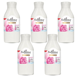 Enchanteur Romantic Shower Gel 200ml x 5 with Rose Jasmine Silk Protein