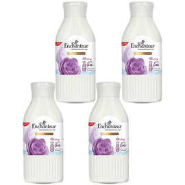 Enchanteur Alluring Shower Gel 200ml x 4 Rose Muguet Vanilla Body Wash