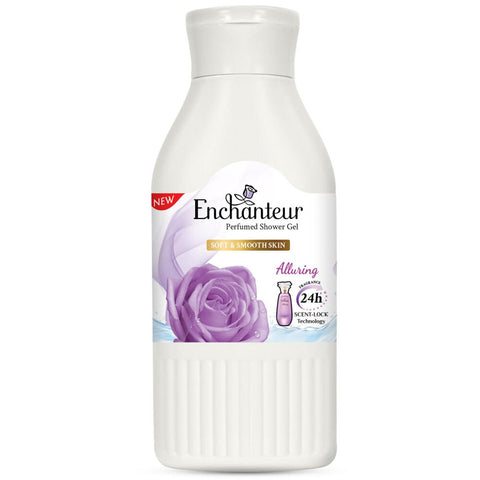 Enchanteur Alluring Perfumed Shower Gel 200ml with Silk Proteins Cleanser