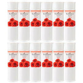 Enchanteur Enticing Perfumed Talc 50g x 12 Pack Silky Soft Floral Body Powder