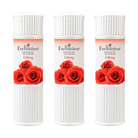 Enchanteur Enticing Perfumed Talc 200g x 3 Pack Silky Smooth Floral Body Powder
