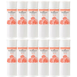 Enchanteur Stunning Perfumed Talc 200g x 12 Pack Silky Smooth Floral Powder