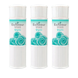 Enchanteur Gorgeous Perfumed Talc 200g x 3 Pack Silky Smooth Floral Powder