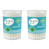 Beauty & Me Eco Friendly Soft Strong Paper Stem Dual Cosmetic Tips 2x 100 Piece