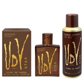 Ulric De Varens UDV Star Eau de Toilette 60ml and Deodorant Spray 200ml Set