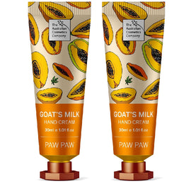 The Australian Cosmetics Company Goats Milk Paw Paw Hand Cream 30ml x2
