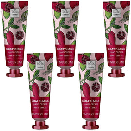 Australian Cosmetics Goats Milk Finger Lime Hand Cream 30ml x 5 Hydrating Set