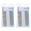 Basicare Mini Nail Files Pack of 3 Compact Travel Size Nail Care Kit x 2