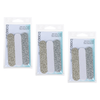 Basicare Mini Nail Files Pack of 3 Compact Travel Nail File Bundle