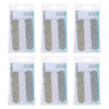 Basicare Mini Nail Files Pack of 3 Bundle of 6 Travel Nail Care Kit