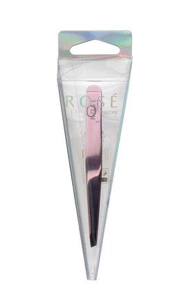 Basic Care Rose Gold Slant Tweezers