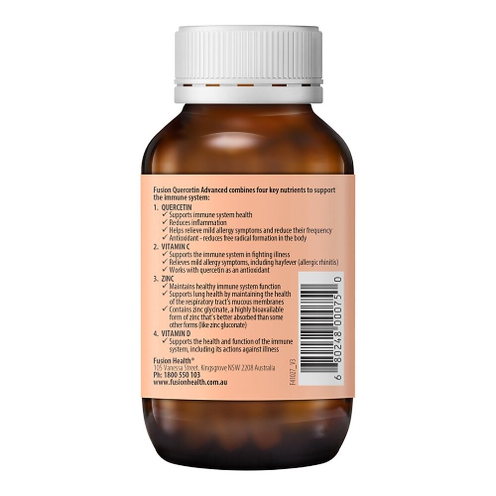 Fusion Quercetin Advanced 60 Vege Capsules