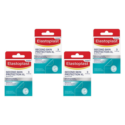 Elastoplast Second Skin Protection XL Dressings Pack of 4
