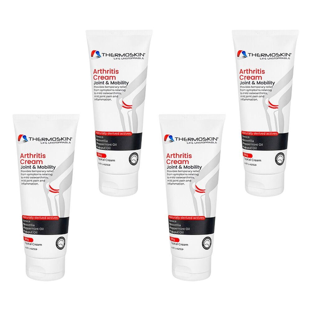 Thermoskin Arthritis Cream Joint Mobility 100g Pack of 4