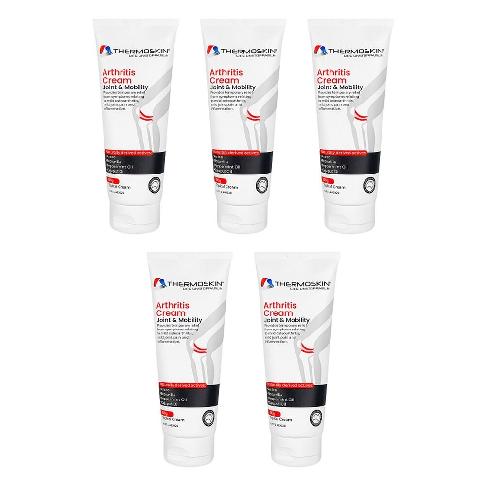 Thermoskin Arthritis Cream Joint Mobility 100g Pack of 5