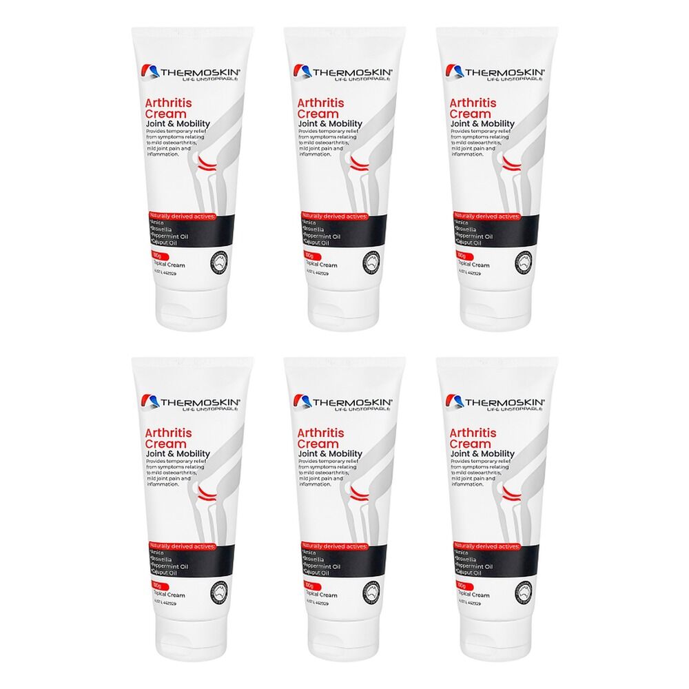 Thermoskin Arthritis Cream Joint Mobility 100g Pack of 6