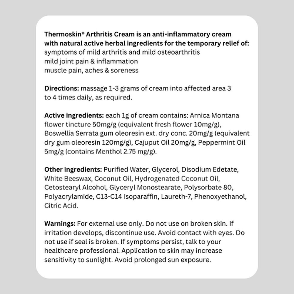 Thermoskin Arthritis Cream Joint Mobility 100g