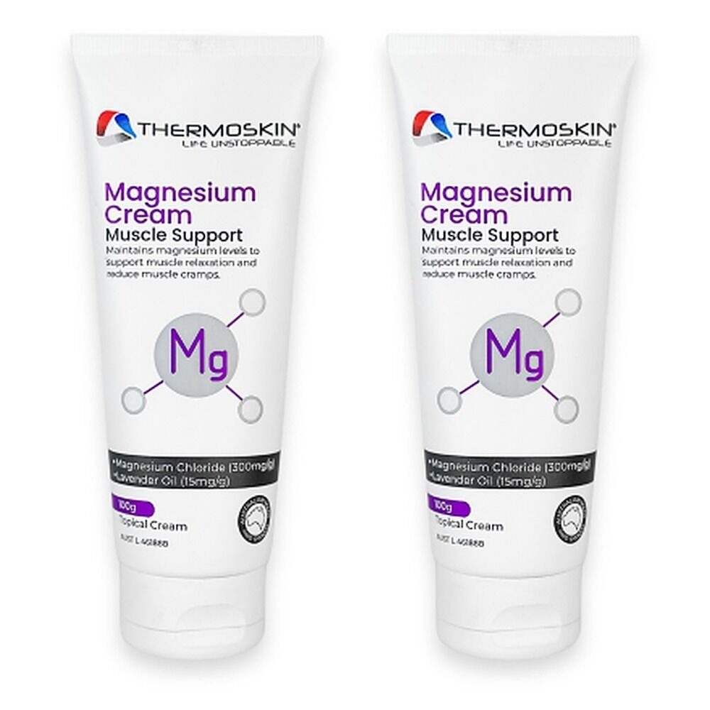 Thermoskin Magnesium Cream Muscle Support 100g Pack of 2