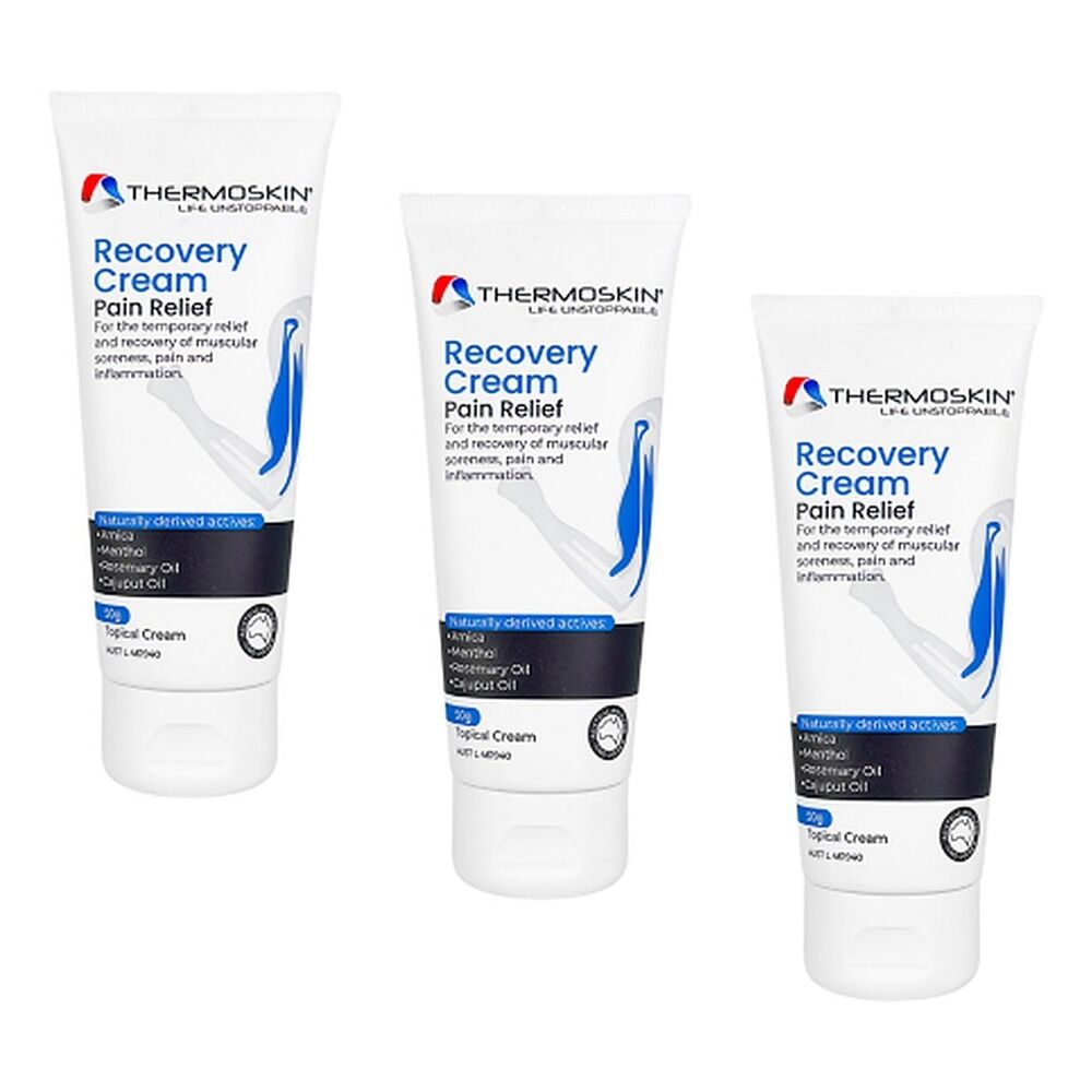 Thermoskin Recovery Pain Relief Cream 50g Pack of 3