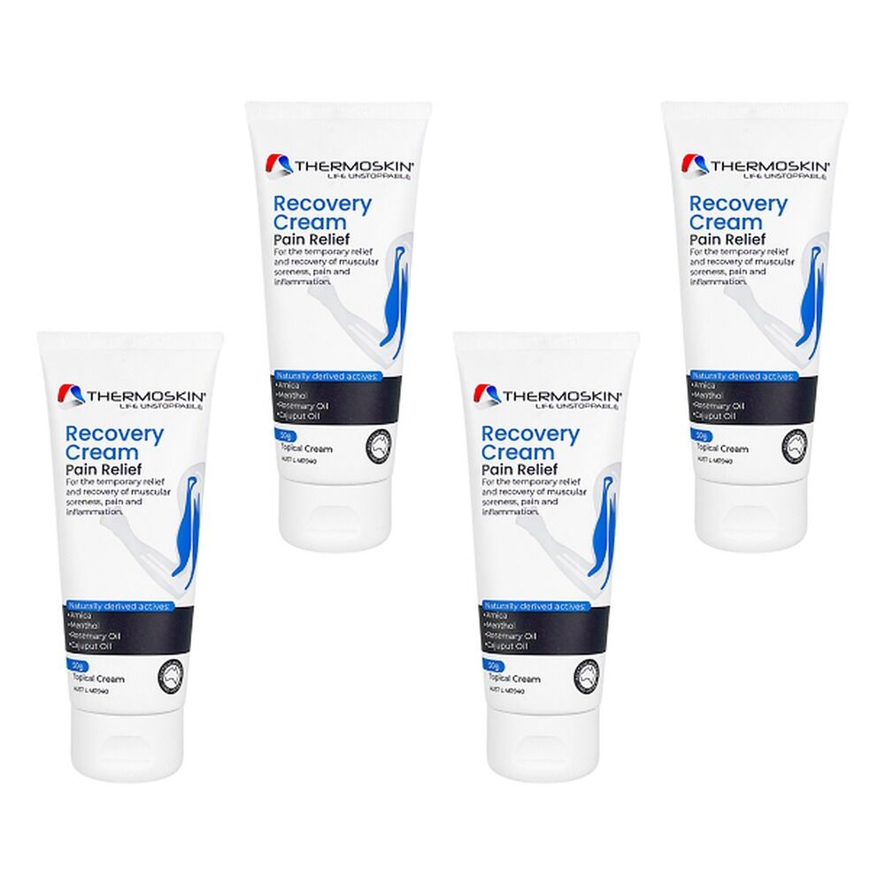 Thermoskin Recovery Pain Relief Cream 50g Pack of 4