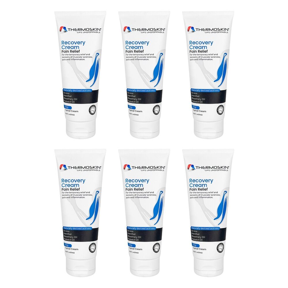 Thermoskin Recovery Cream Pain Relief 100g Pack of 6