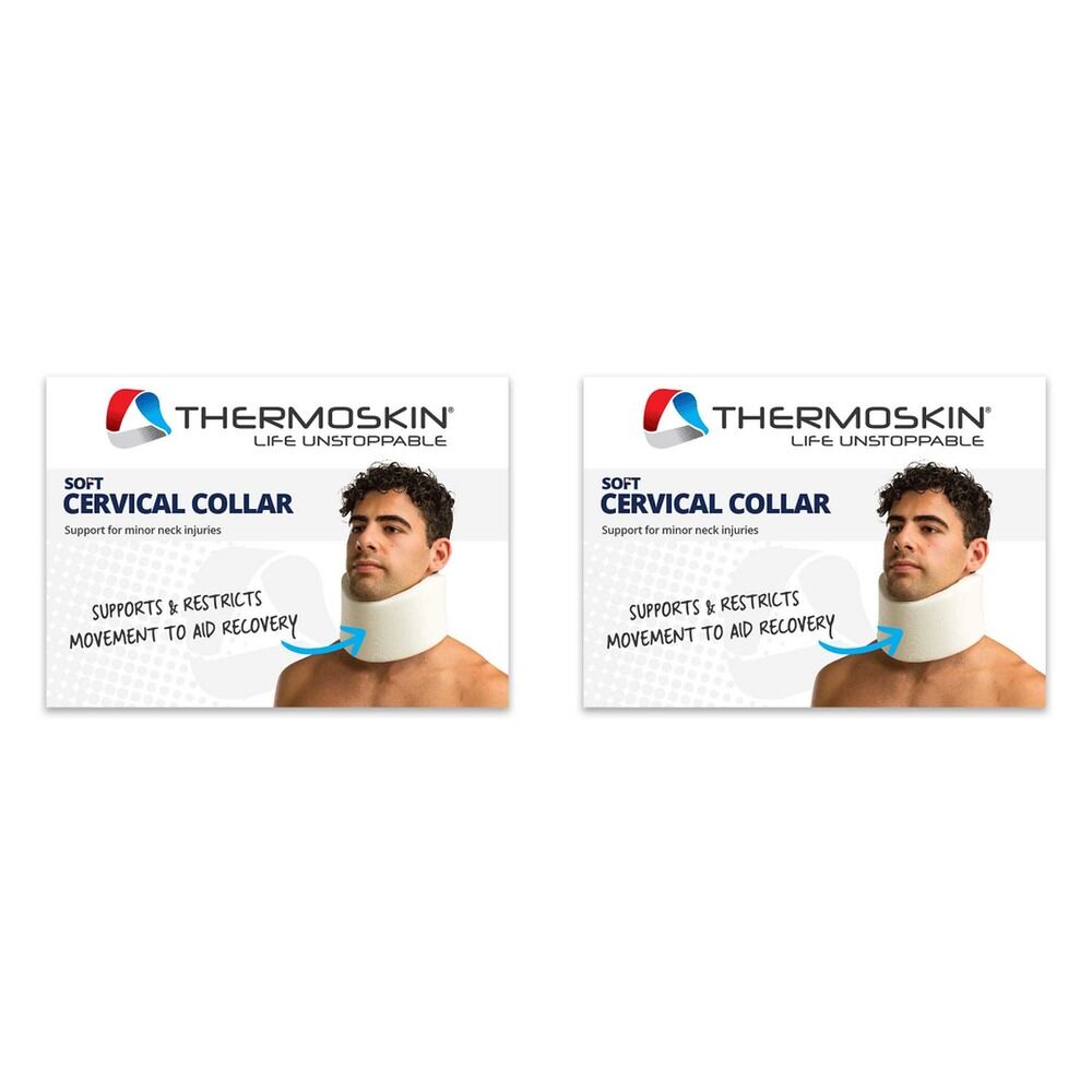 Thermoskin Soft Cervical Collar One Size Pack of 2