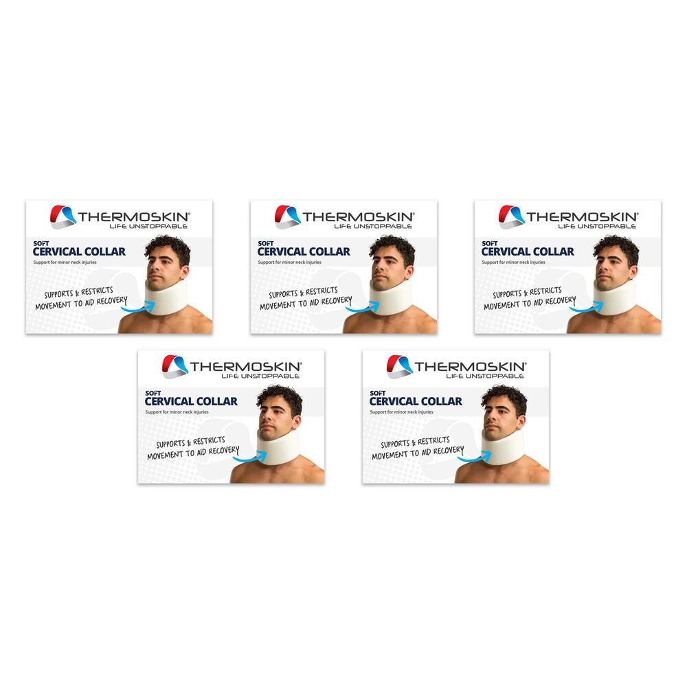Thermoskin Soft Cervical Collar One Size Pack of 5