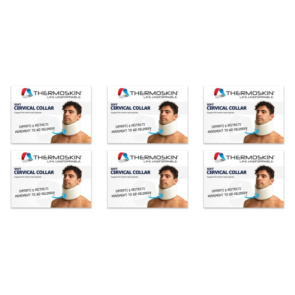 Thermoskin Soft Cervical Collar One Size Pack of 6