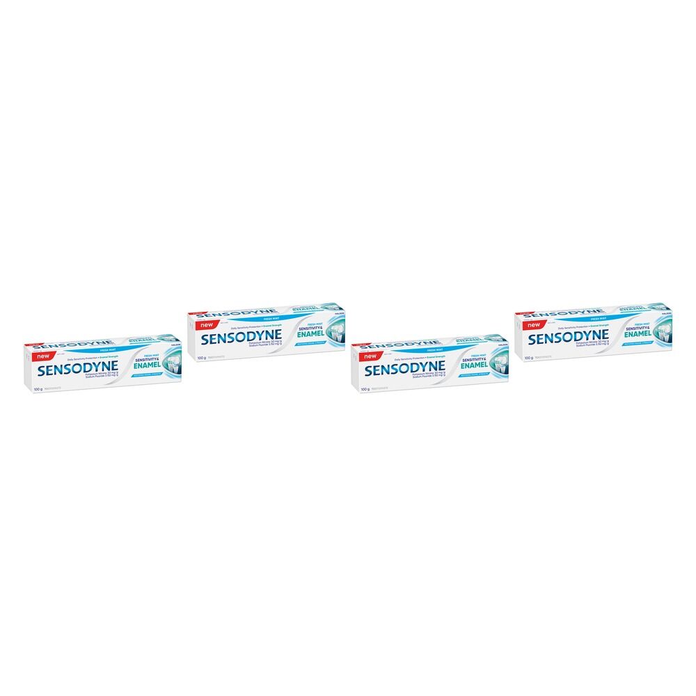 Sensodyne Sensitivity & Enamel Freshmint Toothpaste Pack of 4