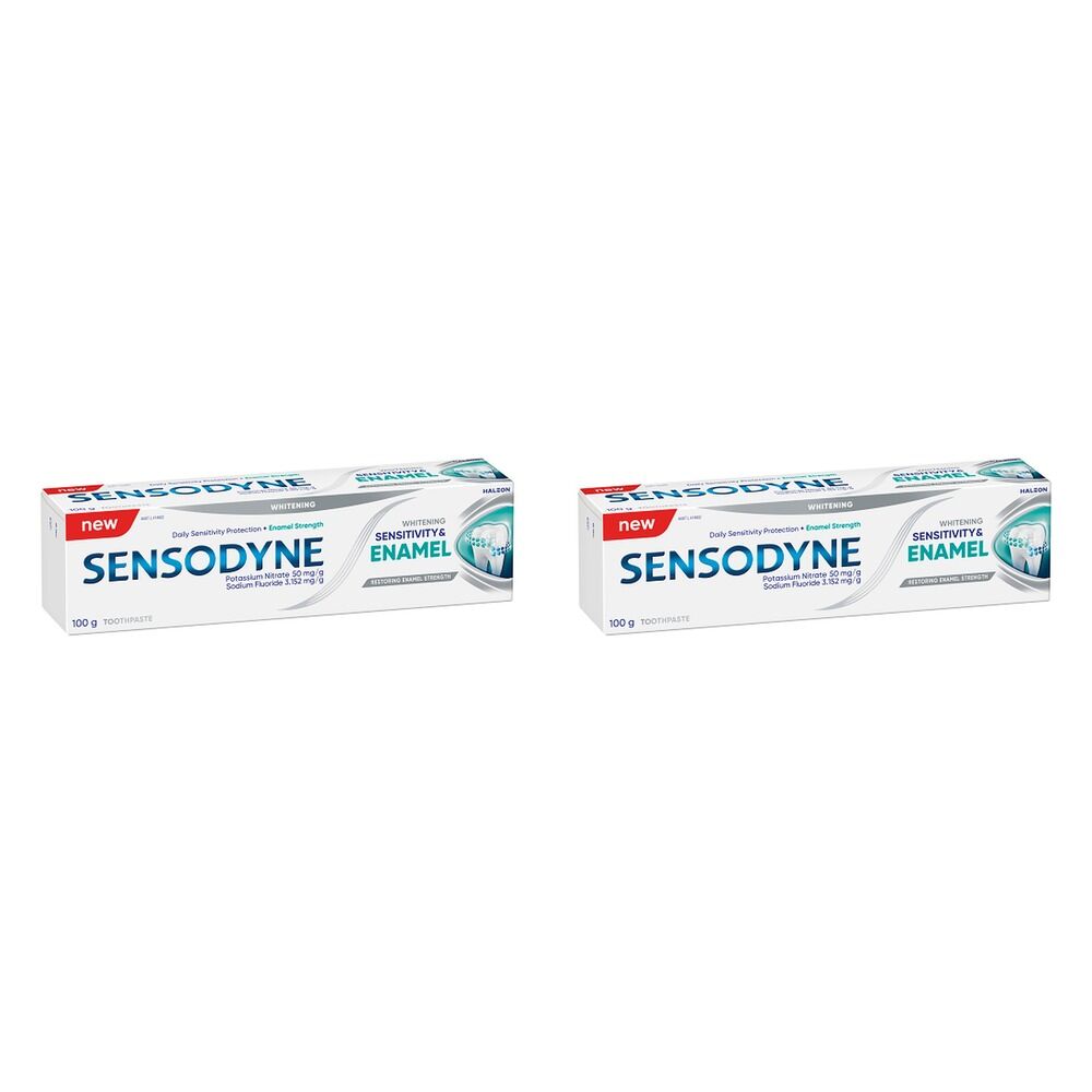 Sensodyne Whitening Sensitivity & Enamel Toothpaste Pack of 2