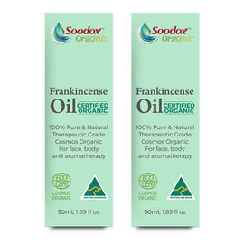Soodox Organic Frankincense Oil 50mL Pack of 2