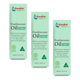 Soodox Organic Frankincense Oil 50mL Pack of 3