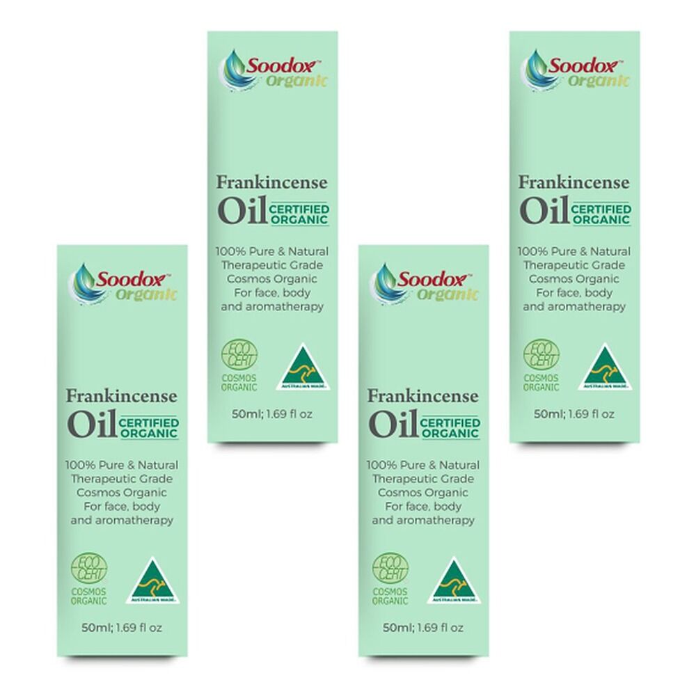 Soodox Organic Frankincense Oil 50mL Pack of 4